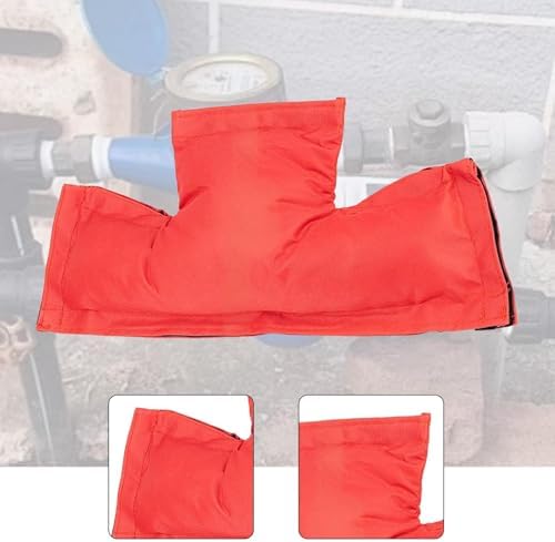 Water Meter Insulation Cover Outdoor Backflow Preventer Insulation Cover, Sprinkler Valve Cover, Pressure Vacuum Breaker Cover for Freeze Protection- Red - Image 2