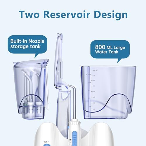 H2ofloss Countertop Water Flosser for Teeth, Oral Irrigator for Family Care - Image 3