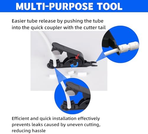 Refrigerator Water Line Kit Connection and 1/4 Compression Ice Maker Installation Kit,O.D. 25 FT Water Tubing with Feed Water Adapter and Quick Fittings for RO Filter System - Image 5