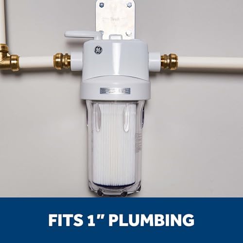 GE Whole House Water Filtration System, Reduces Sediment, Rust & More, Install Kit & Accessories Included, Replace Filters (FXHTC, FXHSC) Every 3 Months, GXWH40L - Image 5