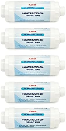 ION Filter TG300 - Premium Bidet Water Filter Set for Electronic Bidet Toilet Seats (5Pieces) by TULGIGS