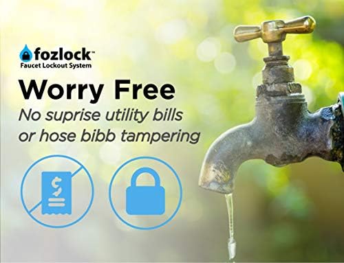 Fozlock Outdoor Faucet Lock System, Green – Insulated Garden Hose Bibb Cover and Lock, Easy to Install – This Outdoor Water Faucet Lock Prevents Water Theft and Vandalism - Image 4