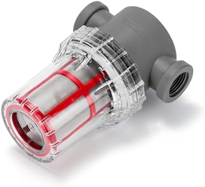 1/2'' Female NPT in-Line Strainer - Garden Hose Filter for High Pressure Washer, Sediment Filter with 200 Mesh Stainless Steel Screen (1/2'' 200 Mesh) - Image 3