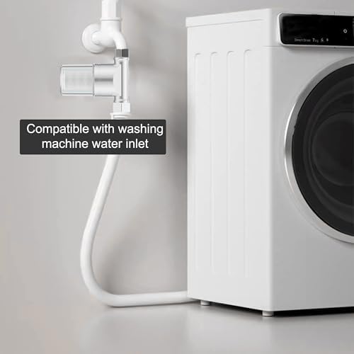 Washing Machine Water Filter, 40 Micron Reusable Brass Inline Sediment Filter, Anti-Scale Hose Pre-Filter for Water Heater, RV, and Toilet Bidet (L Port) - Image 3