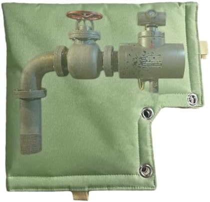 Backflow Preventer Cover Insulated Pouch 13 W X 12 H Backflow Preventer Insulation Cover for Winter Freeze Protection Backflow Cover Sprinkler Valve Cover (B) by HFEHSKJ