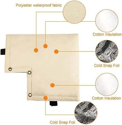 TUYUU Backflow Preventer Cover, Sprinkler Valve and Well Pump Cover - Image 5