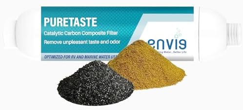 Envig Puretaste Catalytic Carbon KDF Inline RV Filter, Chloramine, Hydrogen Sulfide, Chlorine, VOCs & Chemicals Removal for RV, Marine, and Active Outdoor Living (1) - Image 3