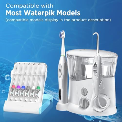Replacement Tips for Waterpik Water Flosser (6 Implant Denture Tips) - Image 2