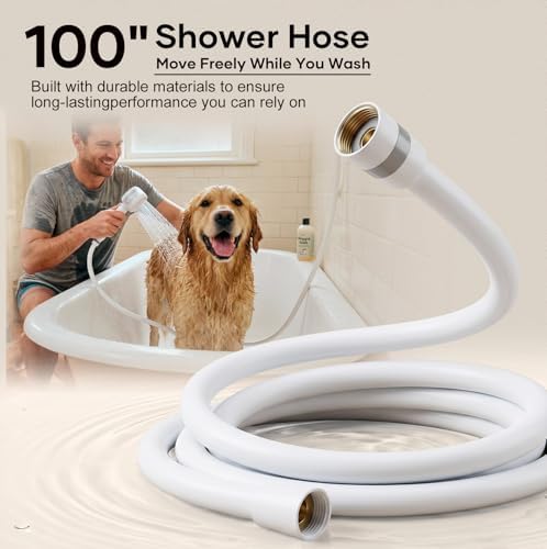 Premium Filtered Dog Shower Attachment,3-Mode Shower Head with Pause Switch - Image 6