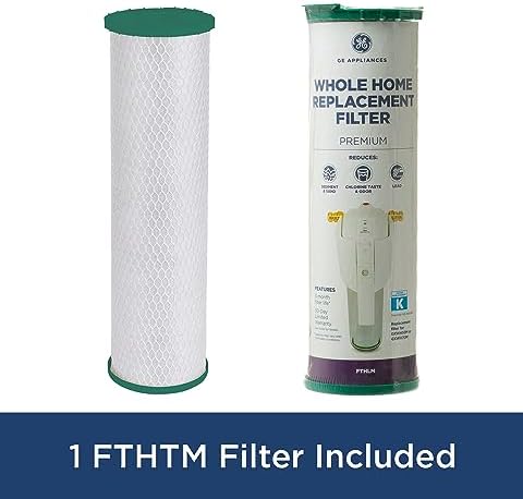 GE Smart Home Water Filter System + Advanced Replacement Filter (FTHTM) | Water Filtration System Reduces Odor, Sediment & Rust | WiFi Enabled | Three-Month Filter Life - Image 2