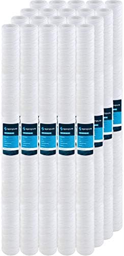 SpiroPure SP-CW100-40 40x2.5 Sediment Water Filter SWC-25-40100 (20PK) by SpiroPure