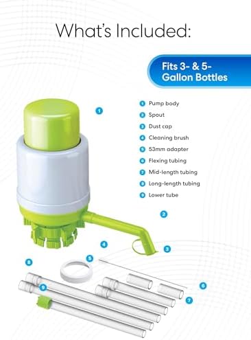 Brio Universal Manual Drinking Water Pump (Green) - Image 5