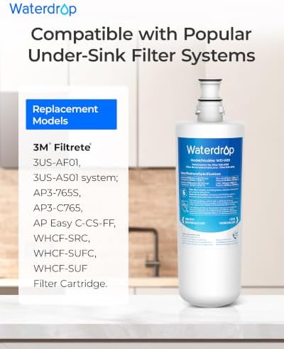 Waterdrop 3US-AF01 Water Filter Replacement for Filtrete® 3US-AS01 System - Image 2