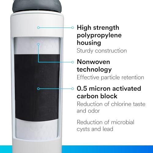 Filtrete Maximum Under Sink Quick Change Water Filtration Replacement Filter 3US-MAX-F01, for use with System 3US-MAX-S01 (Pack of 2) - Image 5