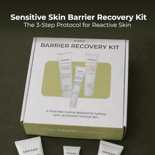 Sonage Sensitive Skin Barrier Recovery Kit, 3-Step Routine with SPF 30 - Image 2