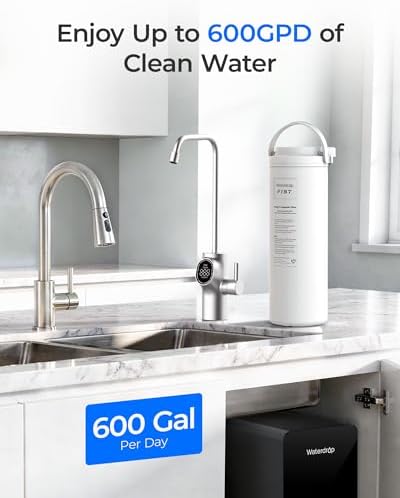 Waterdrop WD-D6RF Filter, Replacement for WD-D6-B Tankless Reverse Osmosis System, 1-Year Lifetime, Reduce PFAS - Image 5