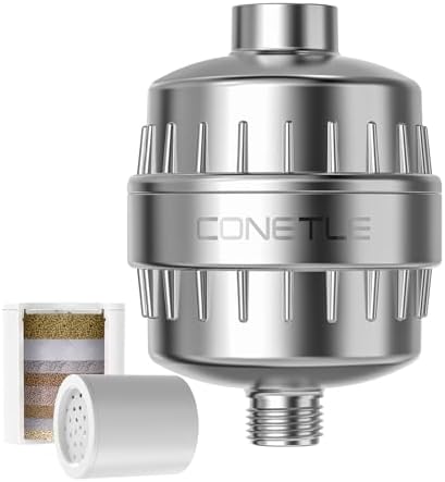 Heavy Duty Shower Filter, Shower Head Filter For Hard Water With High Output Kdf55 & Vitamin C, Chlorine & Heavy Metals Reduction System - 2 Replacement Cartridges, Suitable For Sensitive Skin by Unknown