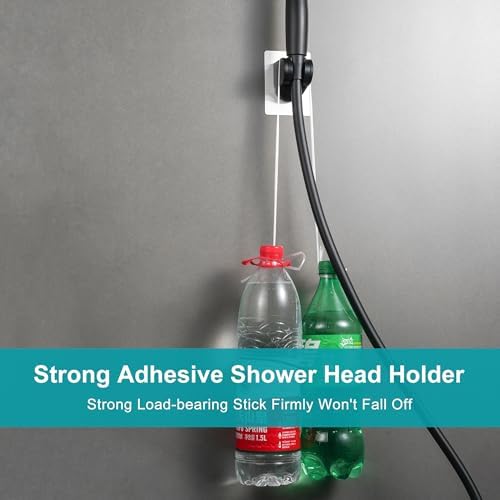 GwernKB Handheld Black Shower Head with Hose and On Off Switch,Water Saving - Image 6