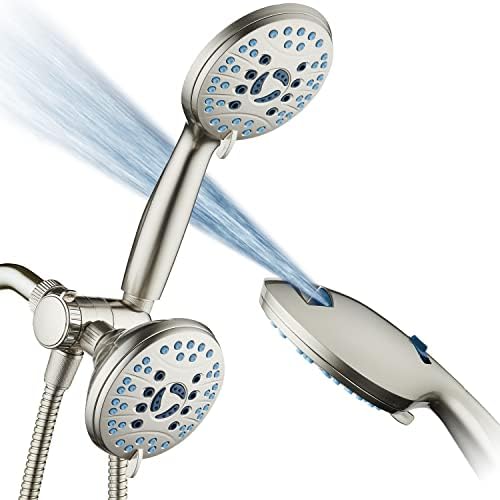 AquaCare 48-mode High Pressure 3-way Shower Head Combo w/ 2-mode Power Wash by HotelSpa