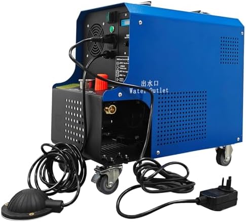 TECHTONGDA Chiller Condenser Tube Cleaning Machine with High-Pressure Water Gun & Foot Switch, Heat Exchanger Pipe Cleaner for 0.2"-0.8" Pipe Dia, 24.9ft Flexible Shaft, 65.6ft Quick Connection Hose - Image 4
