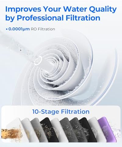 Waterdrop G3P800 Tankless Reverse Osmosis Water Filter System, 800 GPD - Image 3