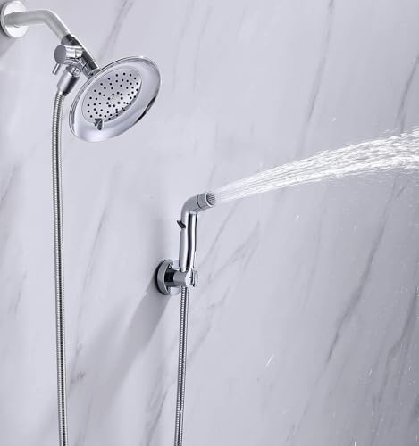 G-Promise 2 Mode Dog Shower Attachment with Extra Long Hose Adhesive Mount - Image 6