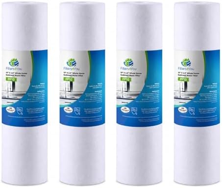 CFS 1 Micron Sediment Prefilter for EC110 EV9534-40 EV9534-12 - 4 Pack by CompleteFiltrationServices