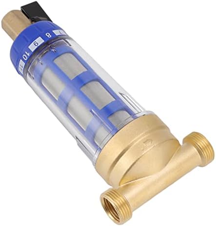 Whole House Spin Down Sediment Water Filter with Anti Dezincification Copper Head and Stainless Steel Mesh High Accuracy Prefilter for Home System - Image 5