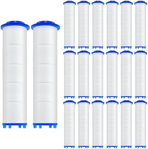 20 Pack Shower Filter Shower Head Filter PP Cotton Filter Handheld, Filter Replacement Filter Tool Suitable for Various Specifications of Shower Heads (2.75 inches) by Unknown