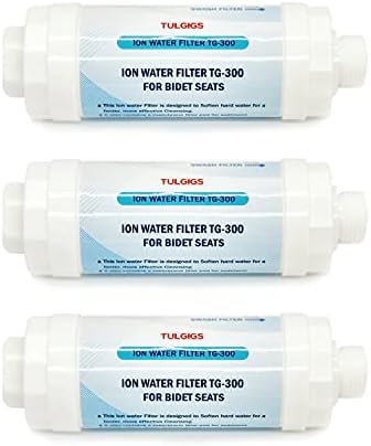 ION Filter TG300 - Premium Bidet Water Filter Set for Electronic Bidet Toilet Seats (3Pieces) by TULGIGS