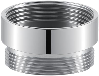 Faucet Aerator Adapter - 55/64 inch Female to 55/64 inch Male, Chrome Brass Sink Adapter, for Kitchen and Bathroom Faucet Adapter Kit Connection (F22-M22) by XNTONG