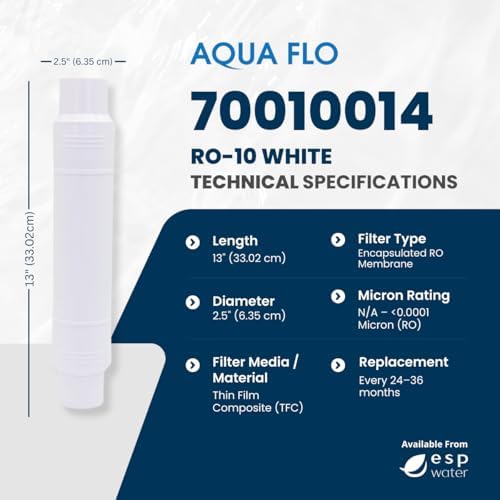 Aqua Flo 70010014 RO Membrane Replacement 75 GPD, Quick Change - Image 4