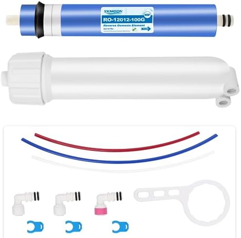 100GPD Reverse Osmosis Membrane Kit with Housing by YKMGON