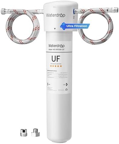 Waterdrop 15UAW-UF 0.01 μm Ultra Filtration Under Sink Water Filter System by Waterdrop