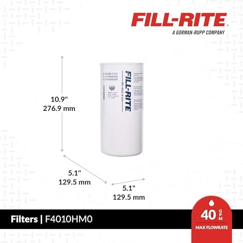 Fill-Rite F4010HM0 1½" - 16 UNF 40 GPM (151 LPM) 10 Micron Water Detecting Spin-On Fuel Filter - Image 2
