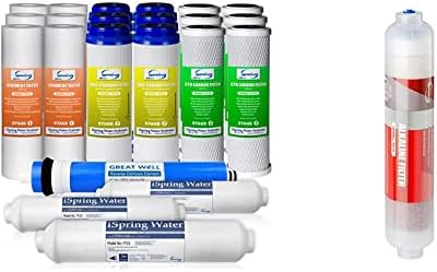 iSpring F22-75 Replacement Filter Cartridge Pack Set + Alkaline Water Filter Cartridge for RO Systems by Unknown