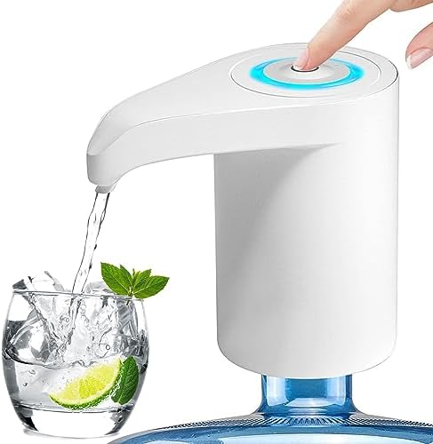 Electric Water Bottle Pump, Water Bottle Dispenser,USB Charging Drinking Water Dispenser, Universal Water Pump for 5 Gallon Water Jugs Bottles, Portable Water Dispenser for Home Camping by Unknown