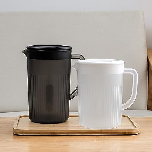 Greensen Water Pitcher, 2.7L Large Capacity Translucent PP Plastic Pitcher with Lid and Spout Filter, for Tea Coffee Juice Cold Water Storage (Green #13) - Image 5