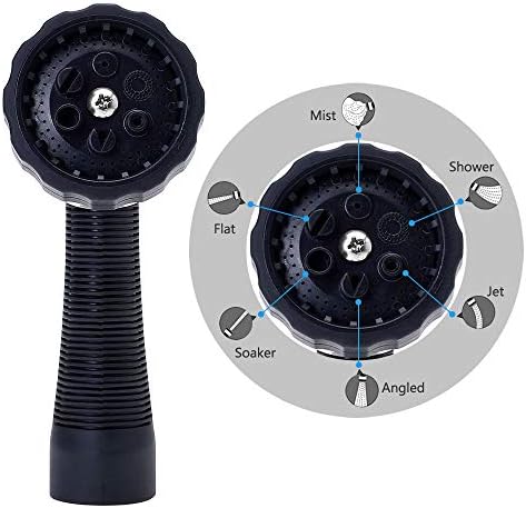 GREEN MOUNT Water Hose Nozzle Spray Nozzle, Metal Garden Hose Nozzle with Adjustable Spray Patterns, Perfect for Watering Plants, Washing Cars and Showering Pets - Image 4