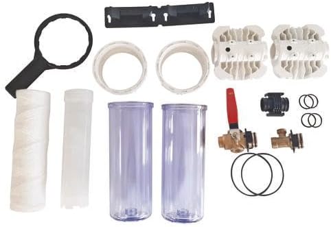 AQUAWATER - Double Filter Station with Filter and descaling cartridges - Cartridge Duration 6 Months - French Production - Image 7