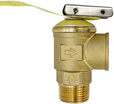 Long Term 3/4 Inch IPS Isolator Tankless Water Heater Service Valve Kit, with Pressure Relief Valve, Clean Brass Construction, PTFE Thread Tape - Image 4