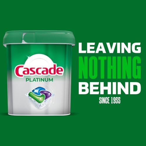 Cascade Platinum Dishwasher Pods, Dishwasher Detergent, Dish Detergent Soap, Fresh, 12 count - Image 3