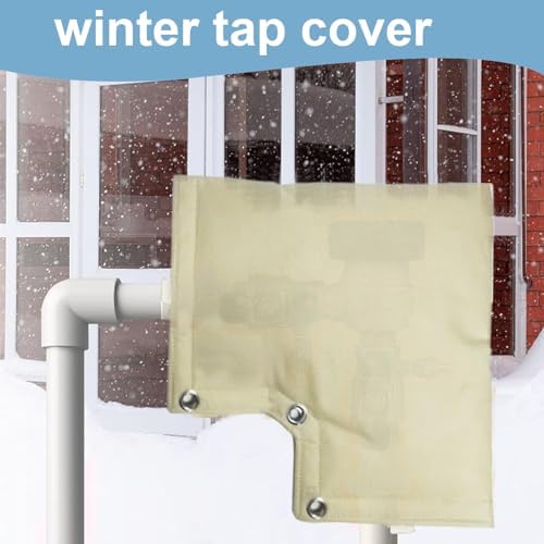 Backflow Preventer Insulation Cover - Freeze Protection Faucet Sleeve,Faucet Covers for Winter - for Well Winterizing Winter Water Garden Irrigation - Image 6