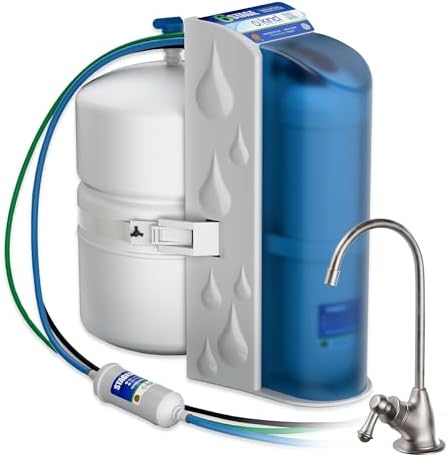 Kind Water 6-Stage Reverse Osmosis Drinking Water System with Chrome Faucet (Chrome) by KindWater