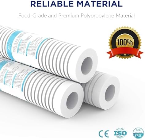 Membrane Solutions Grooved Sediment Water Filter Cartridge (Pack of 6) - Image 5