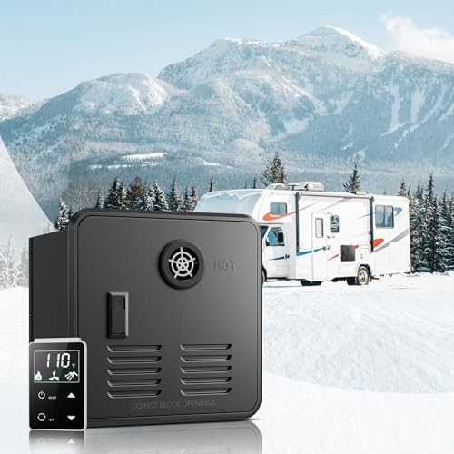 RV Tankless Water Heater, 55,000 BTU 2.2 GPM Instant Endless Hot Water with Remote Control, 12V for Most RVs with 15x15 Inch Black Door - Image 7