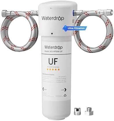Waterdrop 10UAW-UF 0.01 μm Ultra Filtration Under Sink Water Filter System by Waterdrop