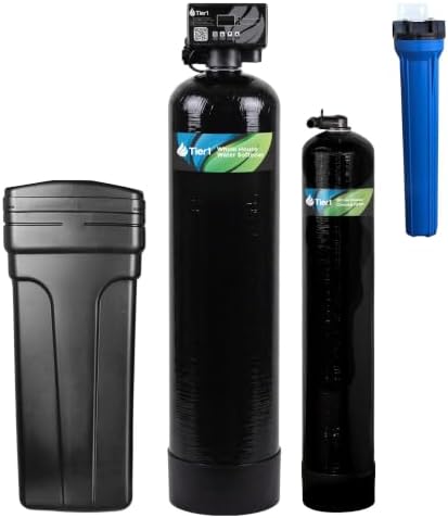 Tier1 32,000 Grain Water Softener & 300,000 Gallon Chlorine Filter System by Tier1