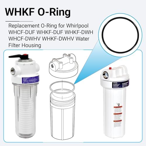 6-Pack WHKF-C8 O-Rings for Whirlpool Water Filter – Compatible with WHKF-DWHV, WHKF-DWH, WHKF-DUF, WHCF-DWHV, WHCF-DUF – Premium Rubber Seals for Leak-Free Performance, Cold Water Use - Image 4