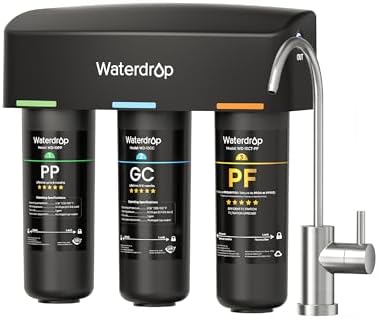 Waterdrop TSB-PF Under Sink Water Filter System, Reduces 80+ Impurities by Waterdrop